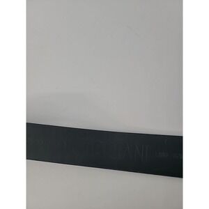 Vintage Cipriani Black Genuine Bonded leather Belt Toggle Clasp Modern Designer